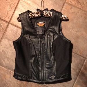 Harley Davidson leather vest
